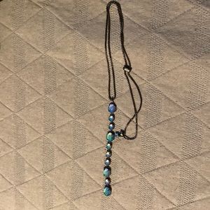 Kendra Scott drop necklace iridescent